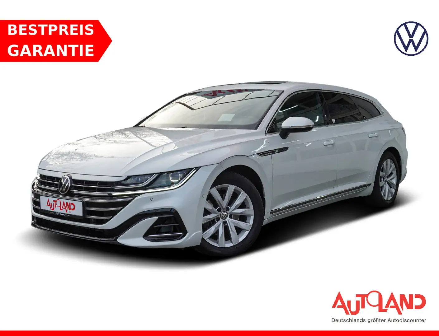 Volkswagen Arteon Shooting Brake 2.0TDI R-Line 4M AHK ACC Blanc - 1