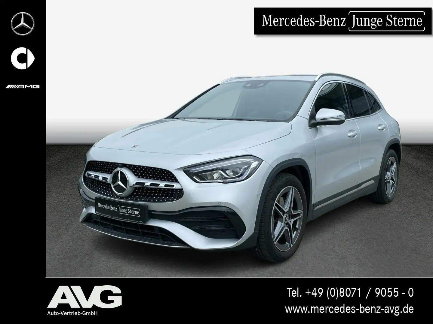 Mercedes-Benz GLA 250 GLA 250 4M AMG-Line Business-P RFK LED MBUX "19 Argent - 1