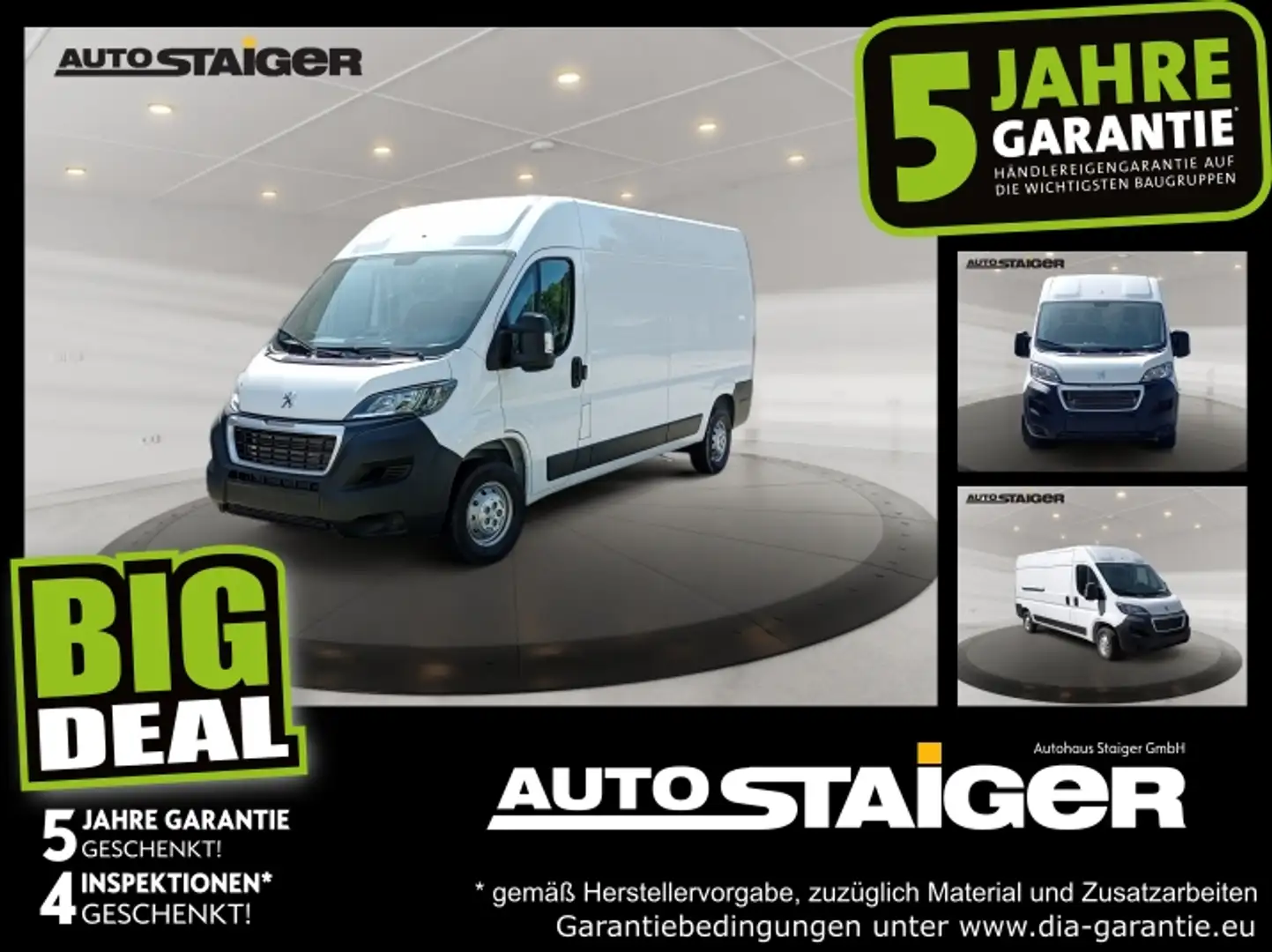 Peugeot Boxer Kasten Hochraum 2.2 BlueHDi FAP Rückfahrk. Blanc - 1