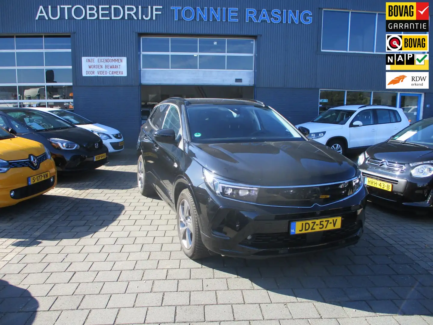 Opel Grandland 1.2 Turbo GS Advanced Zwart - 1