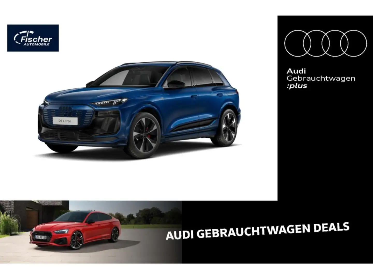 Audi Q6 e-tron SUV S line qu. W-Pumpe/AHK/Pano/AR-HUD Bleu - 1