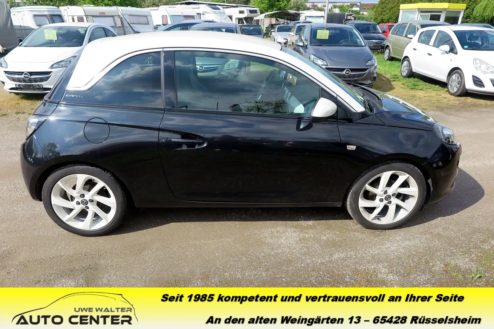 Opel Adam 1.4 Slam - Scheckheft gepfl.- Teilleder- Klimaaut. Schwarz - 2