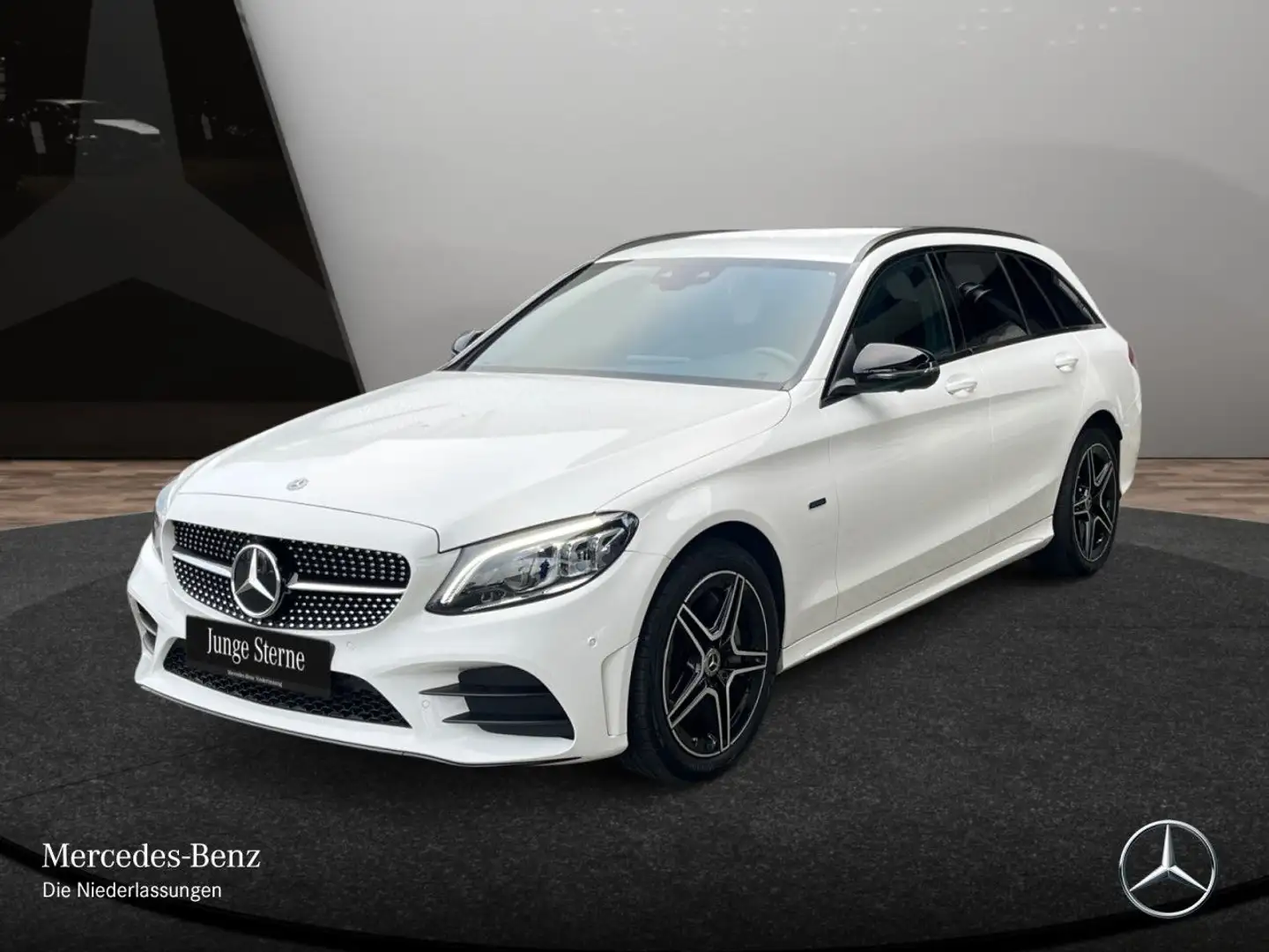 Mercedes-Benz C 300 de T AMG+NIGHT+360+AHK+MULTIBEAM+BURMESTER Weiß - 2