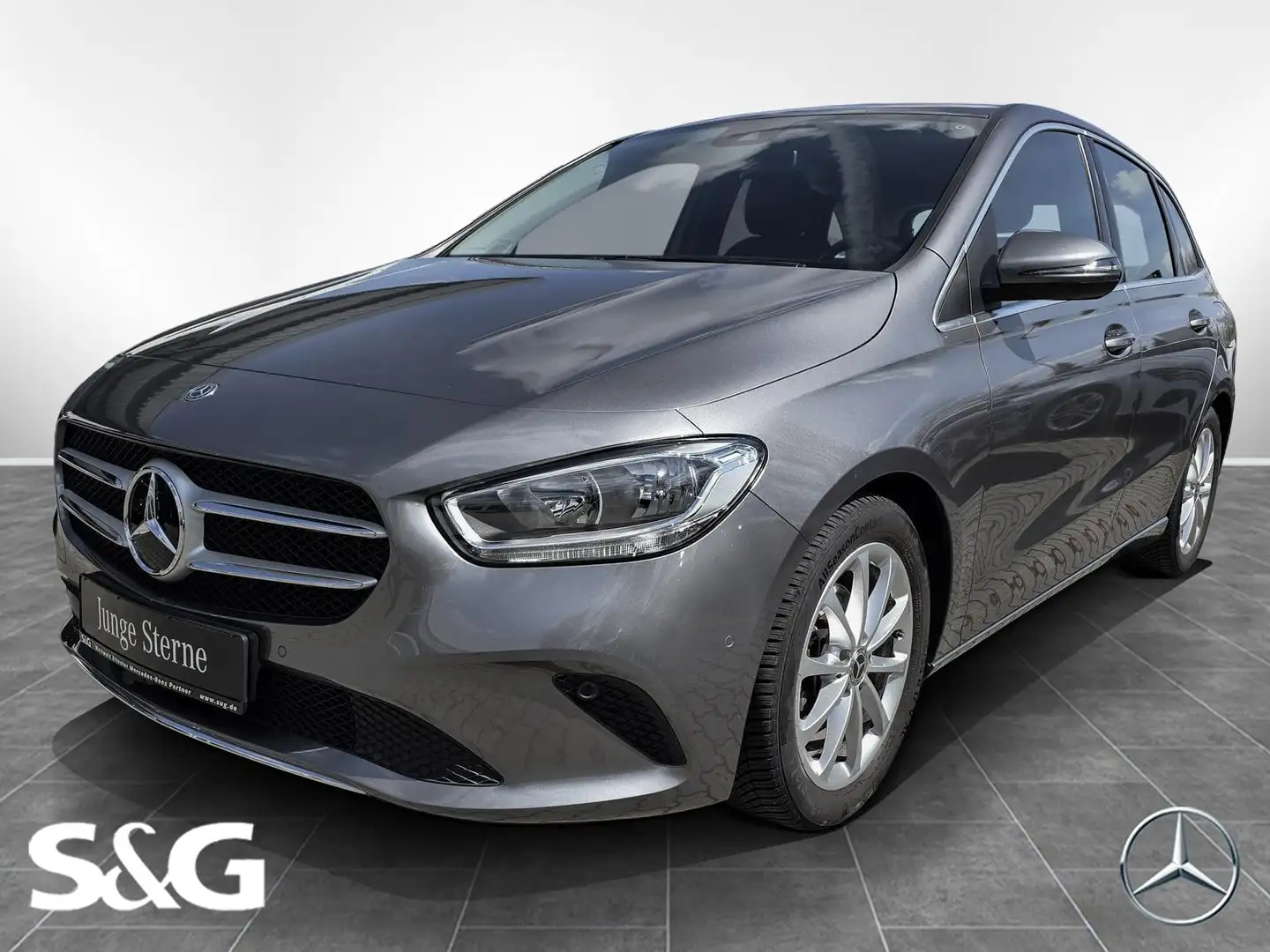 Mercedes-Benz B 180 Progressive Rükam+MBUX+Totwink. Gris - 1