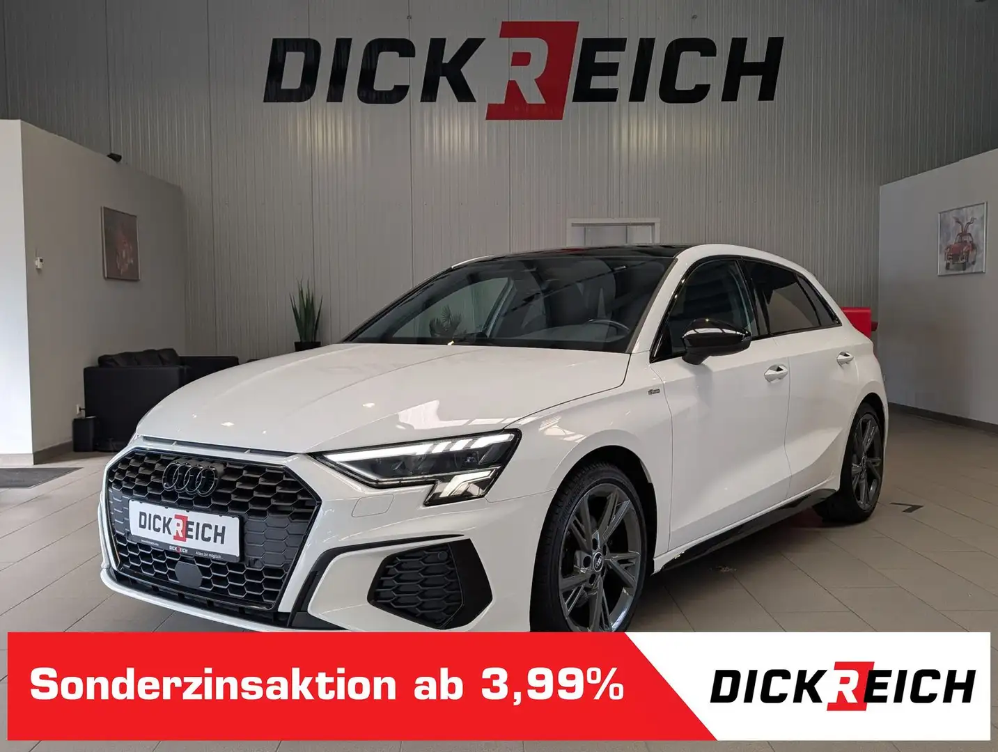 Audi A3 35TFSI Sportback S-line LED Optik Pano Virt-C Weiß - 1