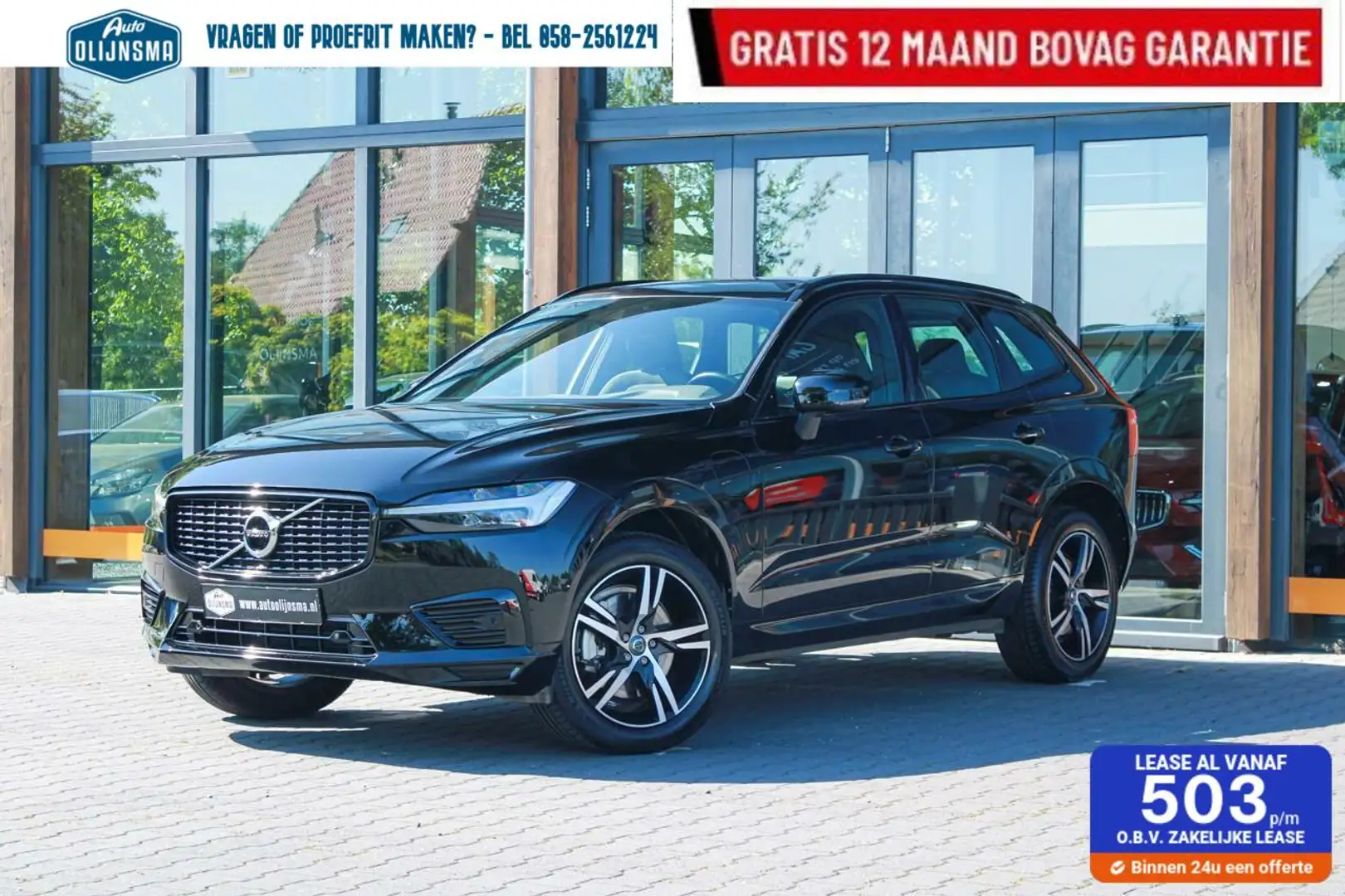 Volvo XC60 2.0 T6 Plug-in hybrid AWD R-Design|Pano|Camera|Lee Zwart - 1