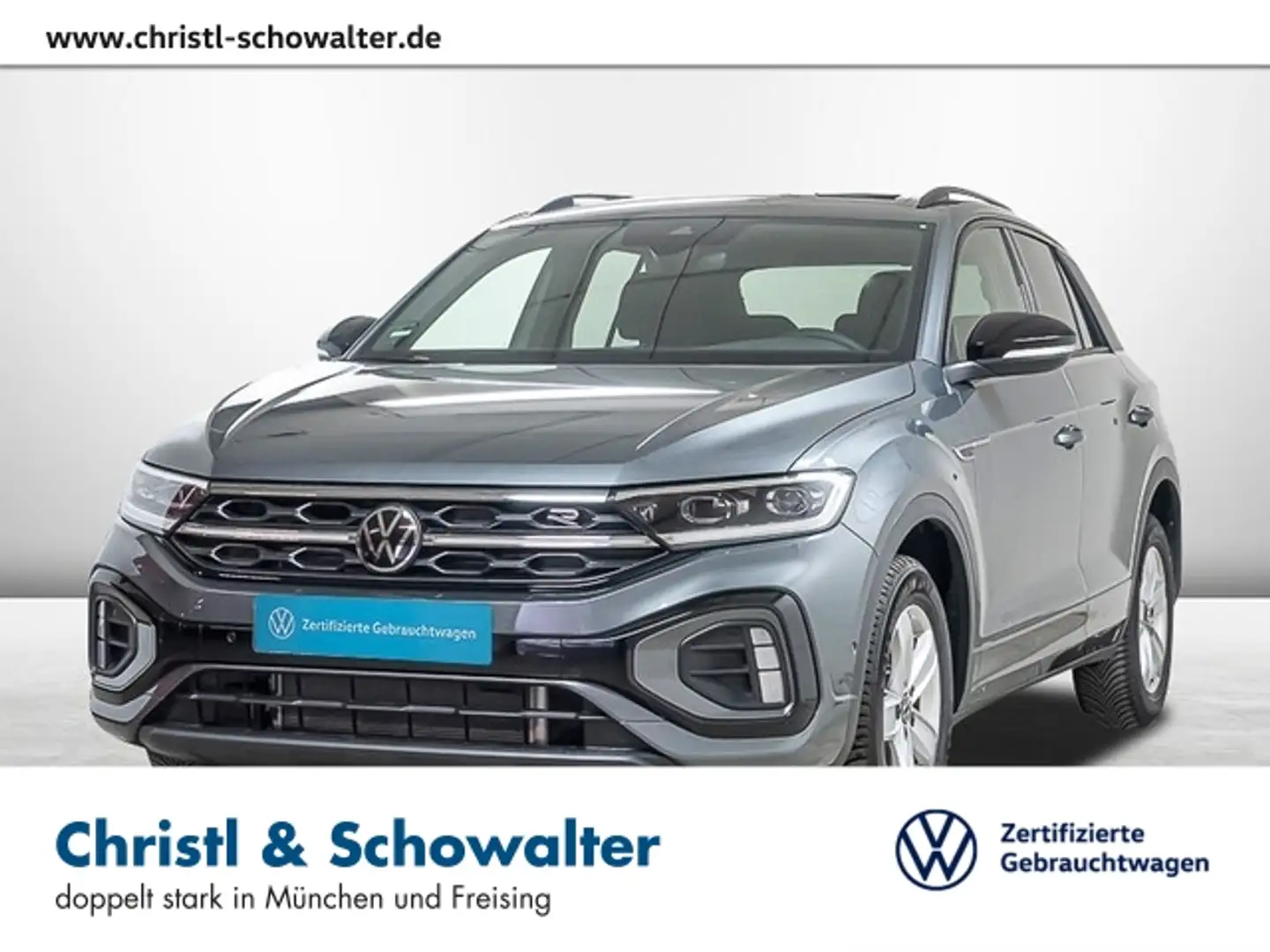 Volkswagen T-Roc 1.5 TSI DSG R-Line Black Style MATRIX NAVI Grau - 1