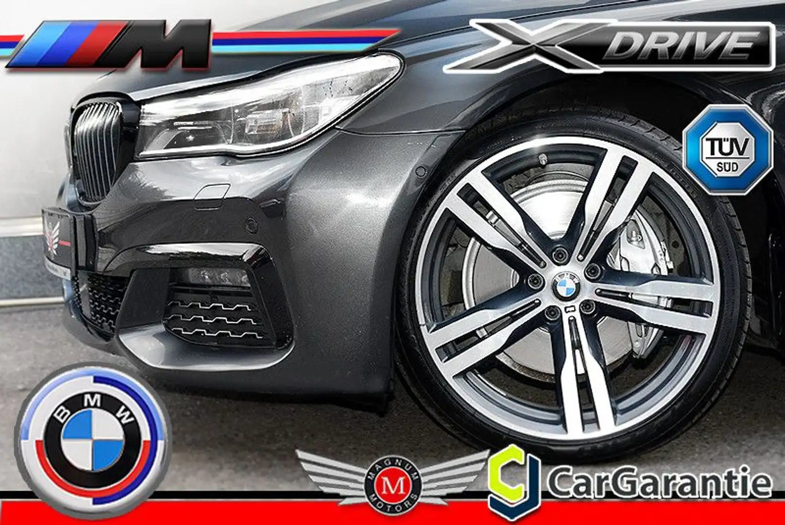 BMW 740 d XD M SPORT *Head-Up*Schiebed.*Soft-Close* Gris - 1