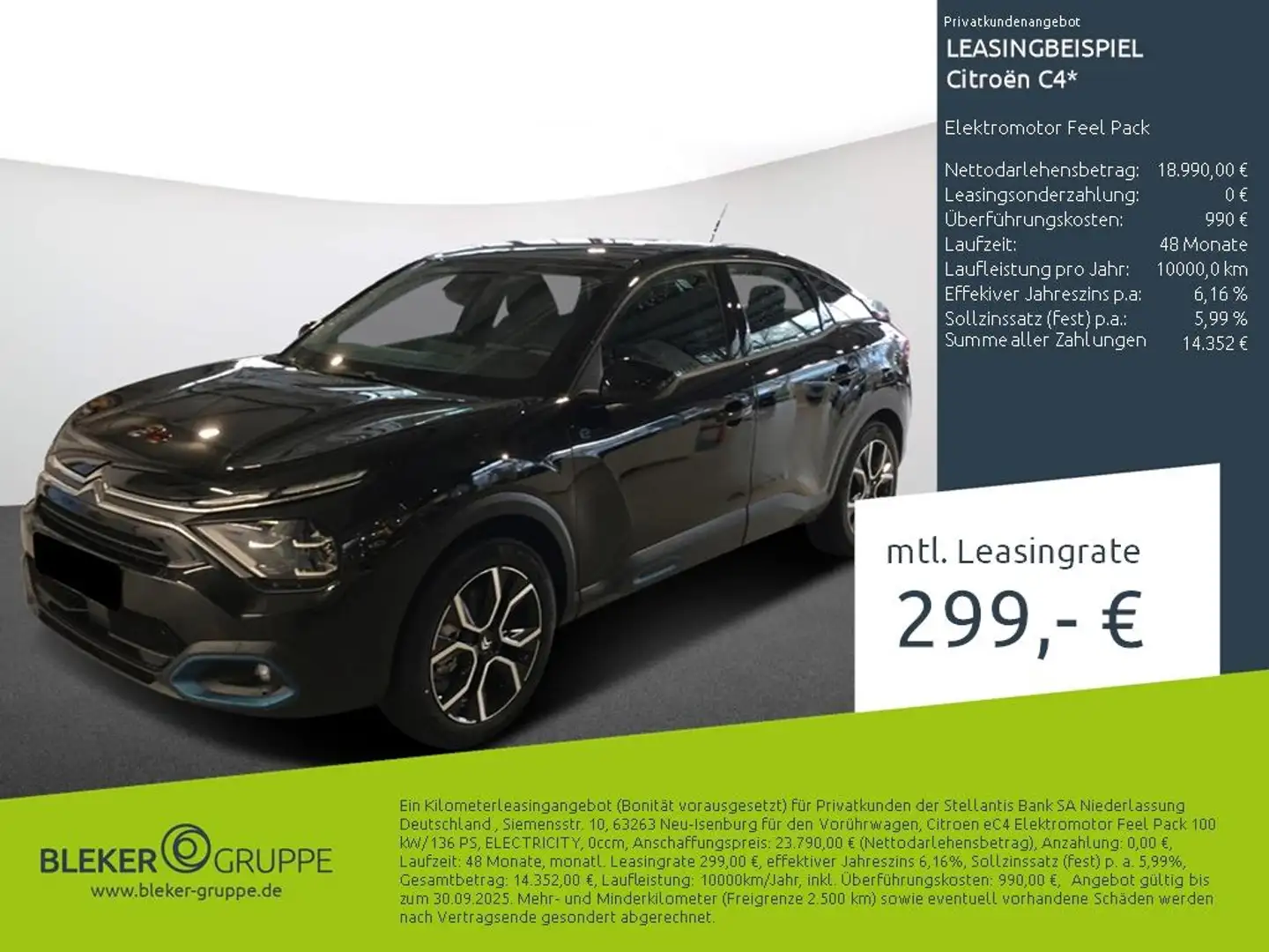 Citroen C4 Elektromotor Feel Pack Noir - 2