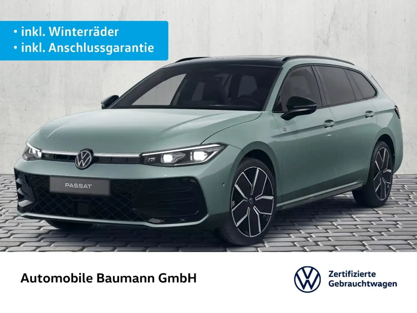 Volkswagen Passat Variant 2.0 TDI 4MOTION R-LINE SIGNATURE Grün - 1