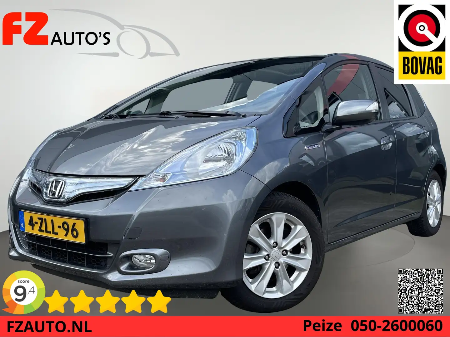 Honda Jazz 1.4 Hybrid Exclusive - Trekhaak - Metallic - L.M V Grijs - 1