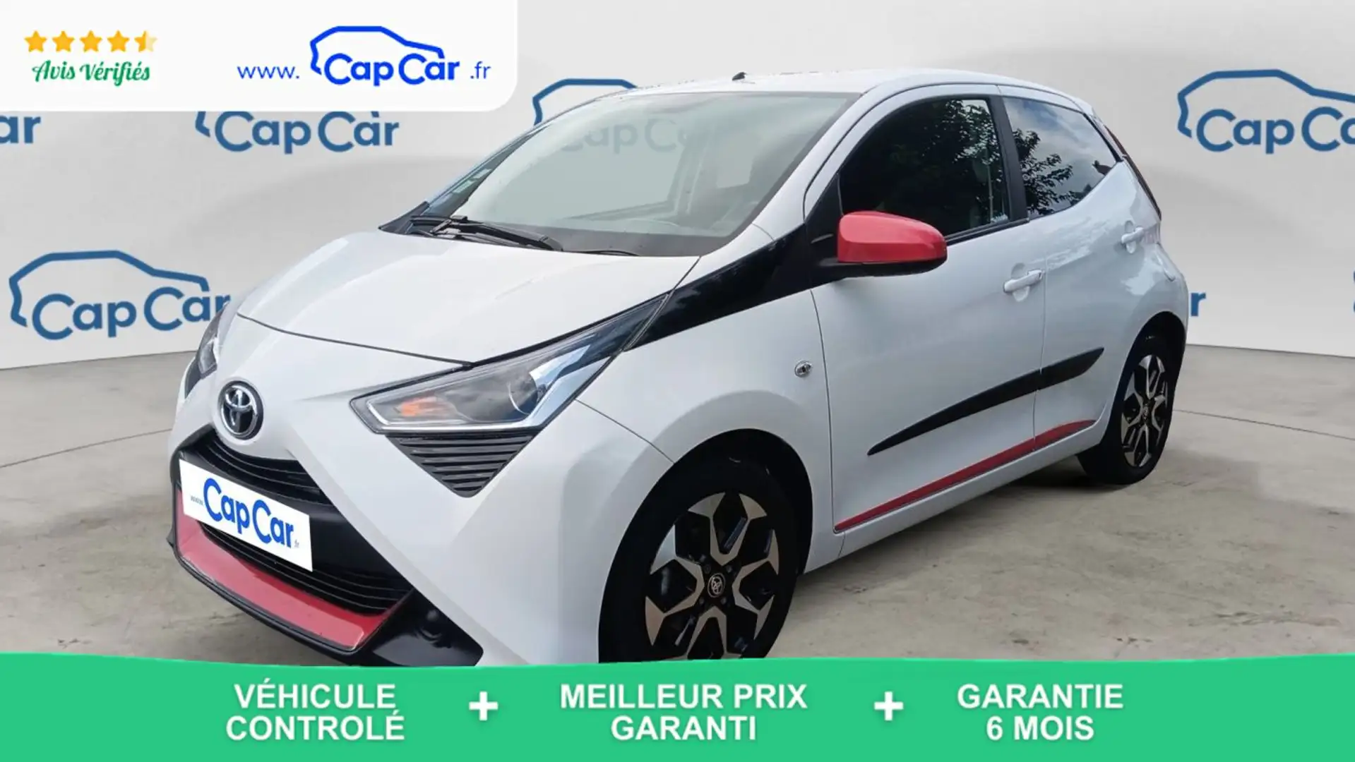 Toyota Aygo II 1.0 69 BVA X-Play Blanc - 1