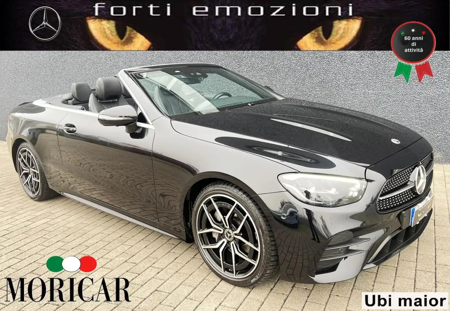 Mercedes-Benz E 200 E200 Mild hybrid Cabrio AMG PREMIUM Noir - 2