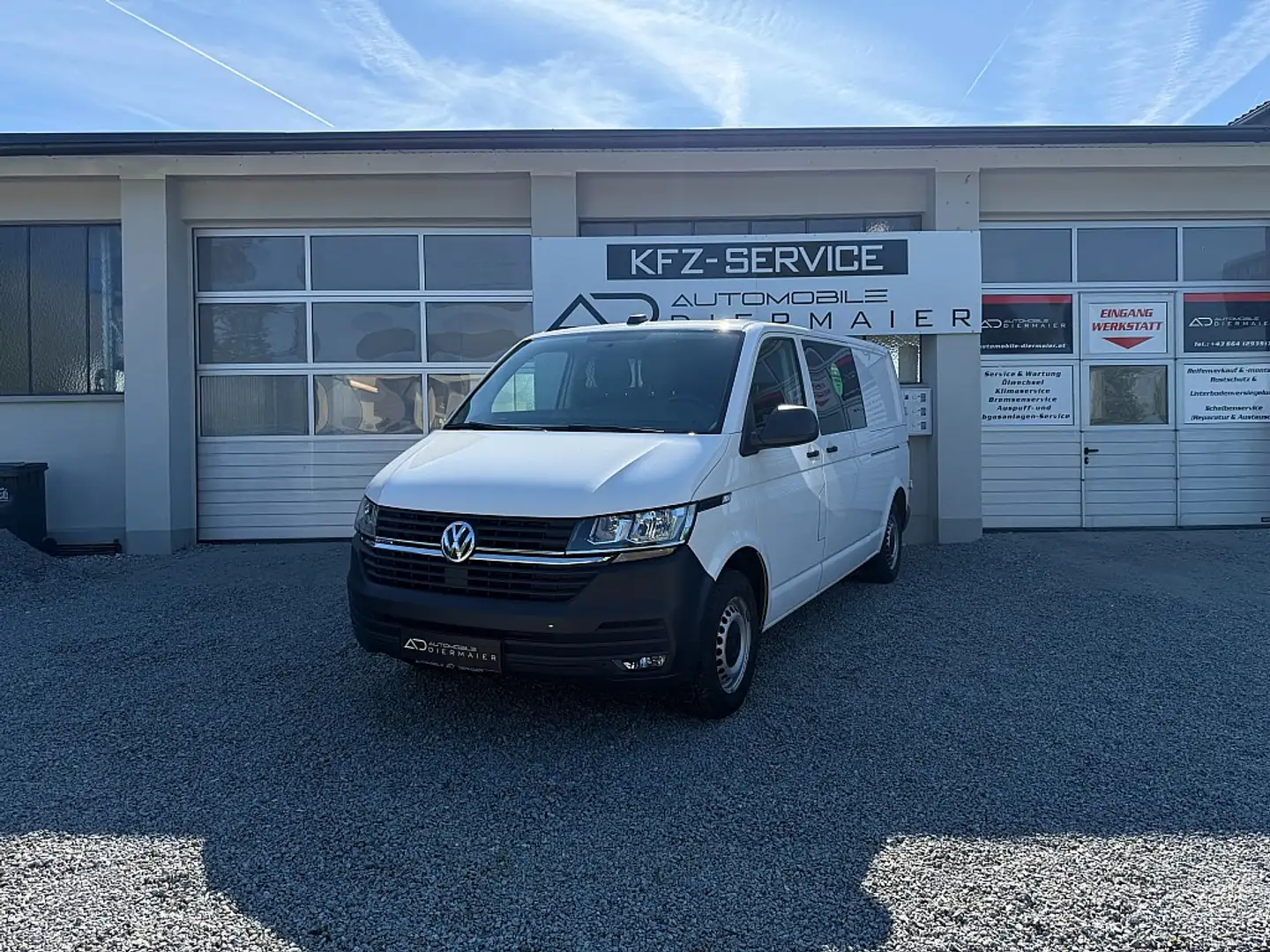 Volkswagen T6.1 Transporter T6.1 2.0 TDI 4Motion Transporter Lang 6-SITZ*KL... Blanc - 1
