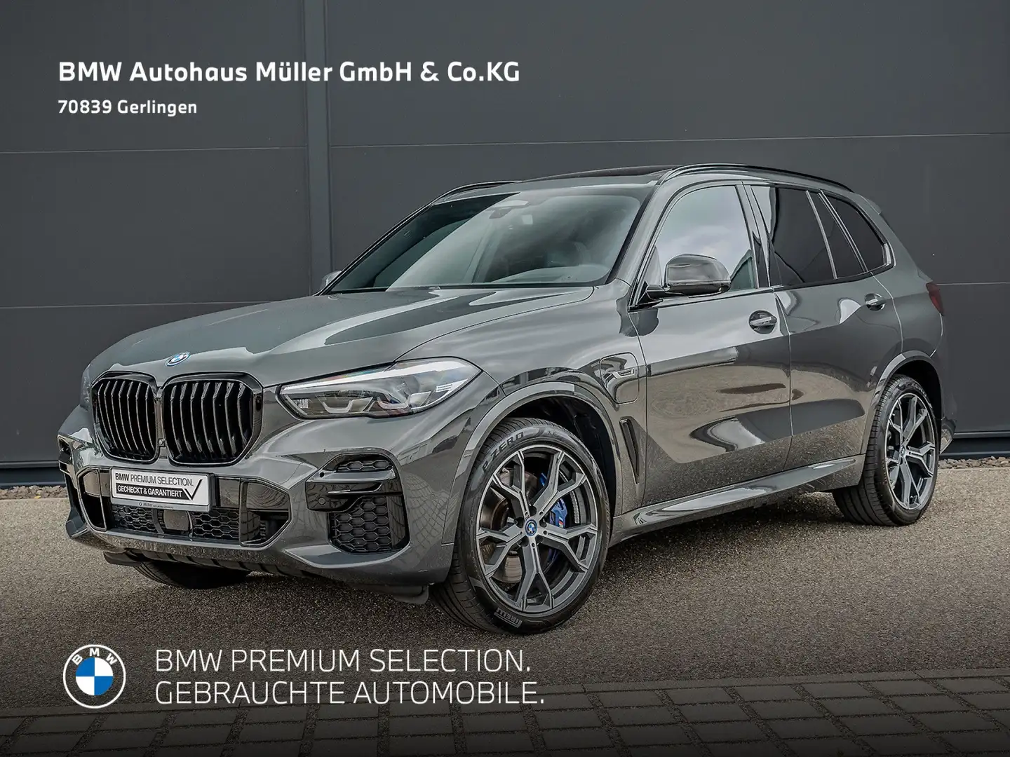 BMW X5 xDrive45eA M Sportpaket GSD 360° HUD ACC AHK Grijs - 2