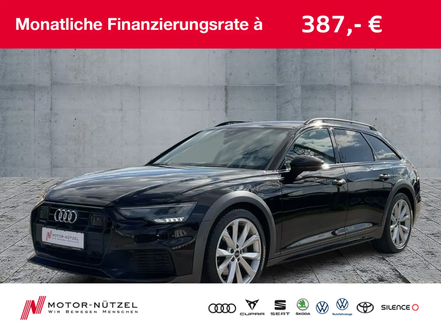 Audi A6 allroad A6 allroad 50 TDI QU LED+NAV+RFK+ACC+AIR+360°+20 Zwart - 1