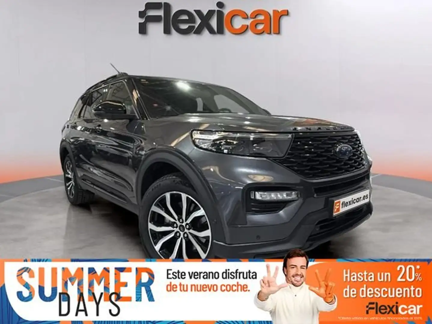 Ford Explorer 3.0+PHEV+AWD+ST+Line Gris - 1