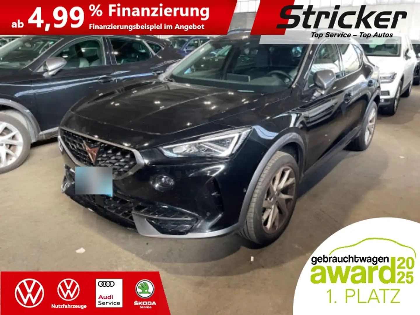 CUPRA Formentor 1.5TSI DSG 199,-ohne Anzahlung Kamera Navi Negru - 2