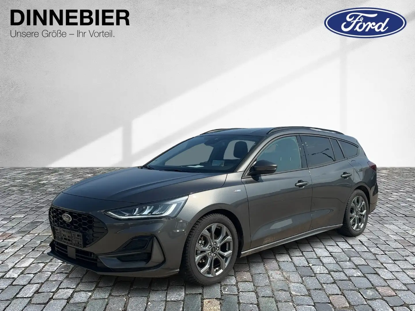 Ford Focus ST-Line X 1.0l MHEV+Allwetter+Navi+Headup Grijs - 2