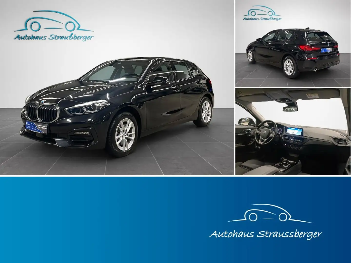 BMW 118 i Sport Line HiFi SHZ LED RFK WLAN Lnkrd heiz Zwart - 1