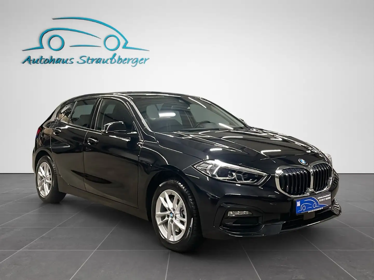 BMW 118 i Sport Line HiFi SHZ LED RFK WLAN Lnkrd heiz Zwart - 2
