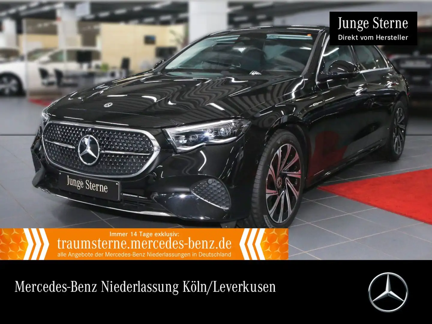 Mercedes-Benz E 300 e 4M Hybrid Avantgarde 360° Distr. AHK PTS Negro - 1