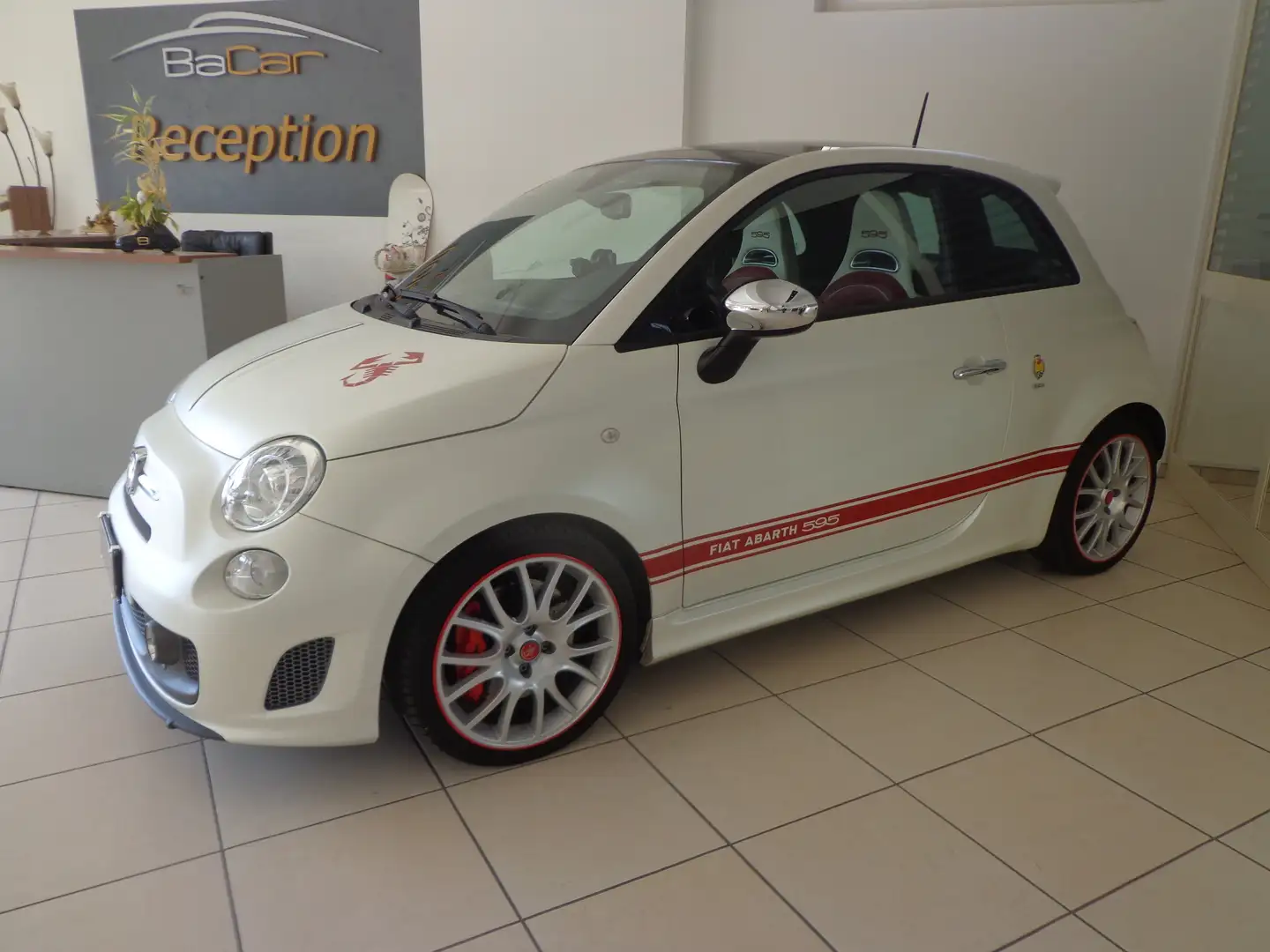 Abarth 595 50° Anniversario Karl Abarth - n° 165/299 180CV F1 Weiß - 1