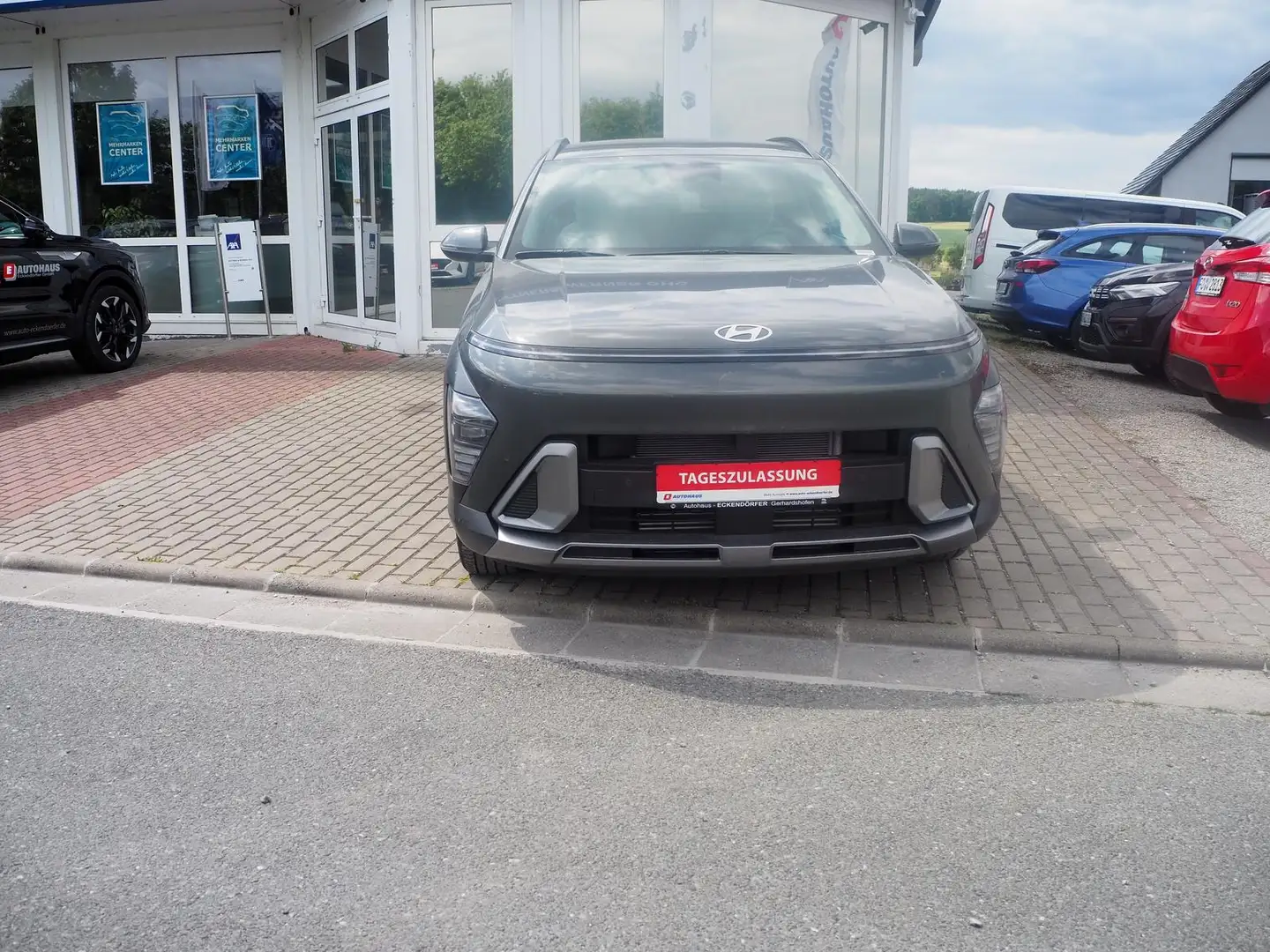 Hyundai KONA 1.6 T-GDI *weiße Innenausstattung* Grau - 2
