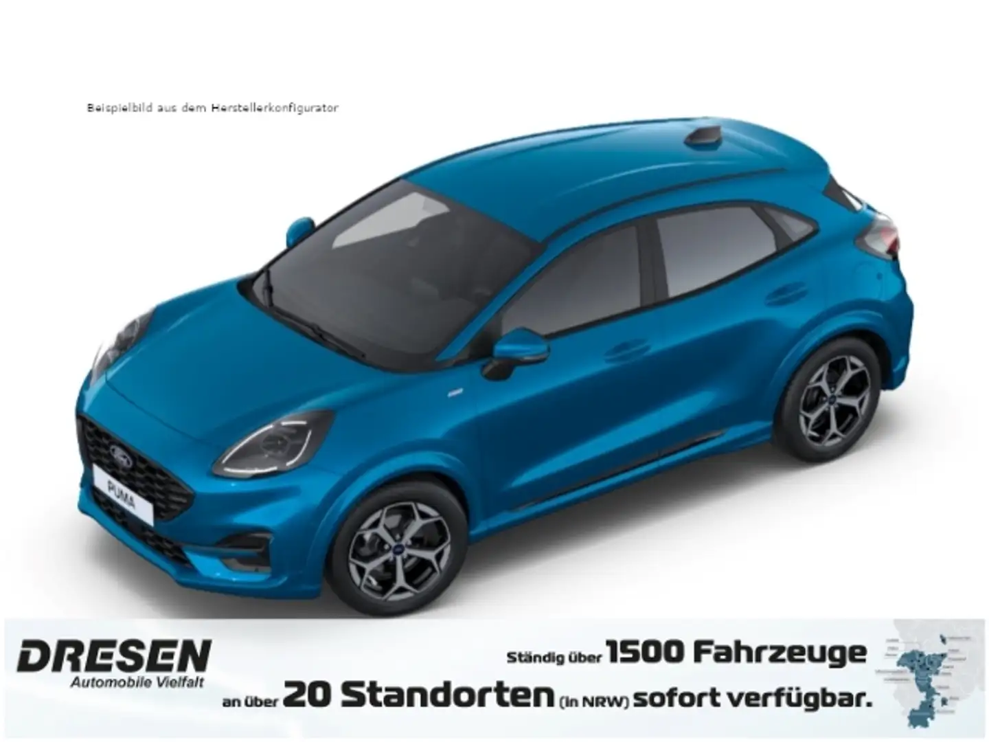Ford Puma ST-Line 1,0l EcoBoost MHEV Navi digitales Cockpit Blau - 1