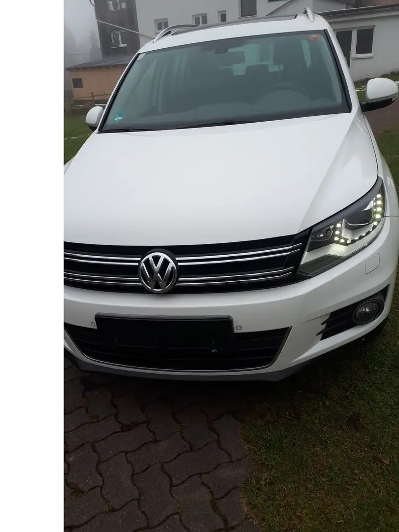 Volkswagen Tiguan Tiguan 2,0 TDI BMT 4Motion Sky DPF DSG Sky Weiß - 1