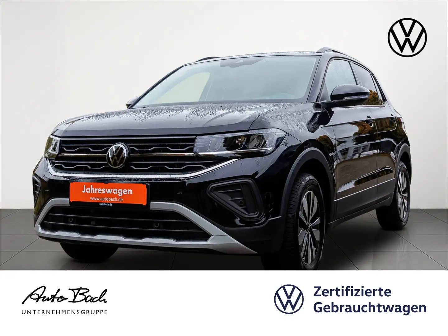 Volkswagen T-Cross 1.0 TSI Goal LED Digital Cockpit ACC EPH Noir - 1