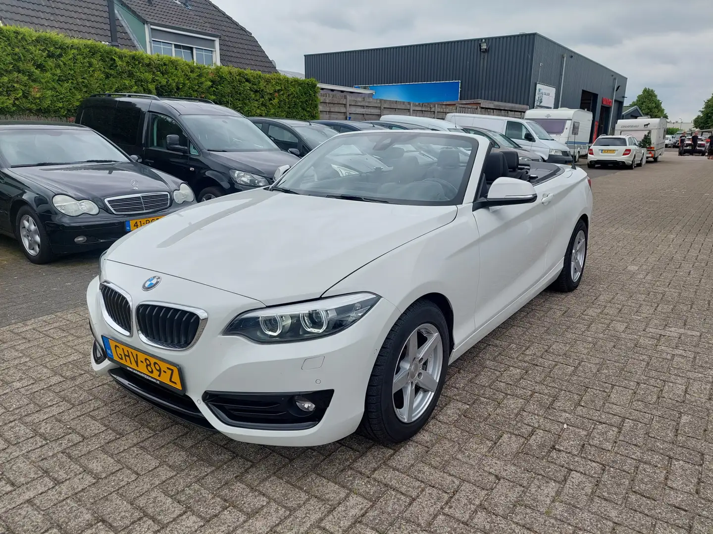 BMW 218 2-serie Cabrio 218i High Executive Wit - 1