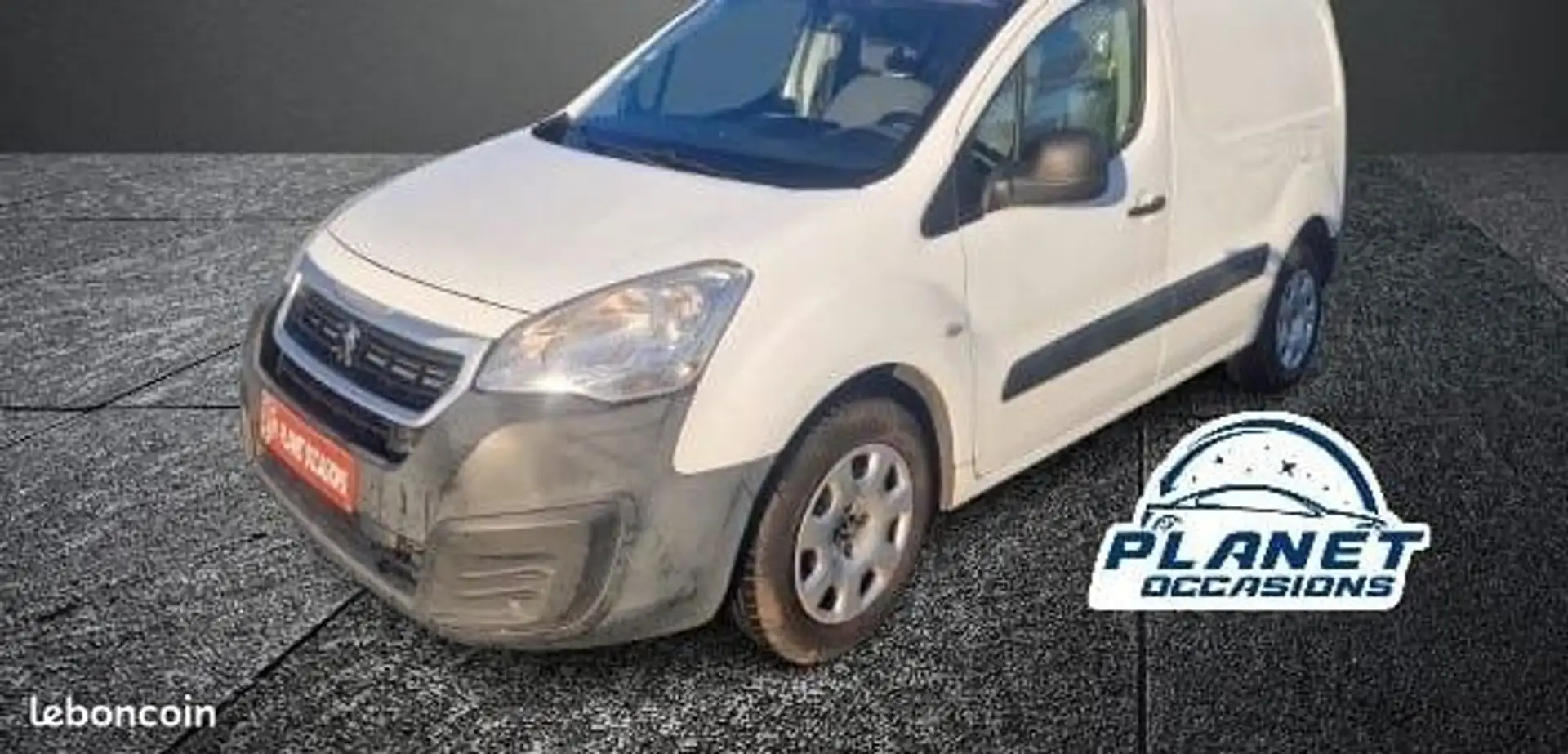 Peugeot Partner 1.6 Hdi 90 An 2015 Blanc - 1