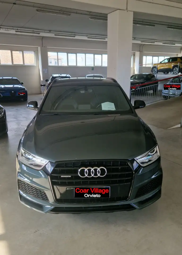 Audi Q3 Q3 2.0 tdi S line edition quattro 184cv s-tronic Grijs - 2
