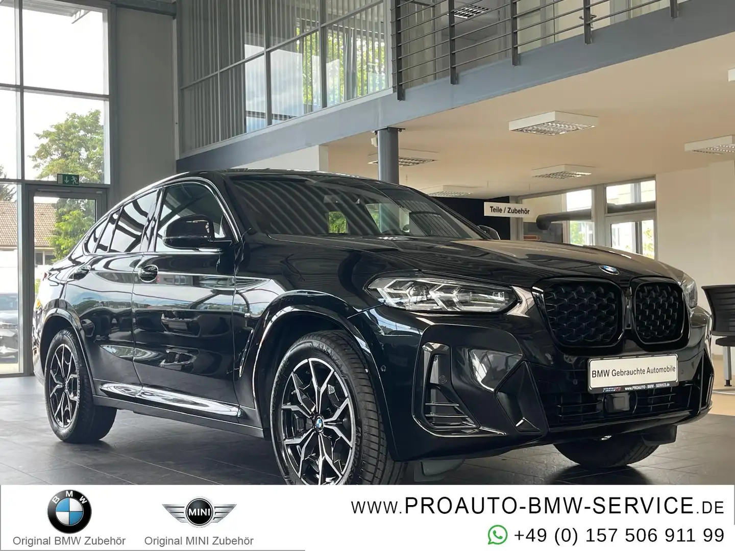 BMW X4 xDrive 20i M Sport AHK/A-LED/Pano/ACC/RFK Schwarz - 1