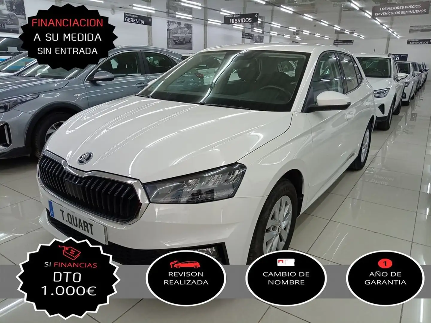 Skoda Fabia 1.0 TSI Ambition 70kW Blanco - 1