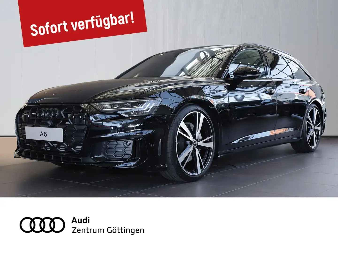 Audi A6 Av. S line comp. 50TDI qu.tiptr. AHK+StHz+B&O Schwarz - 1