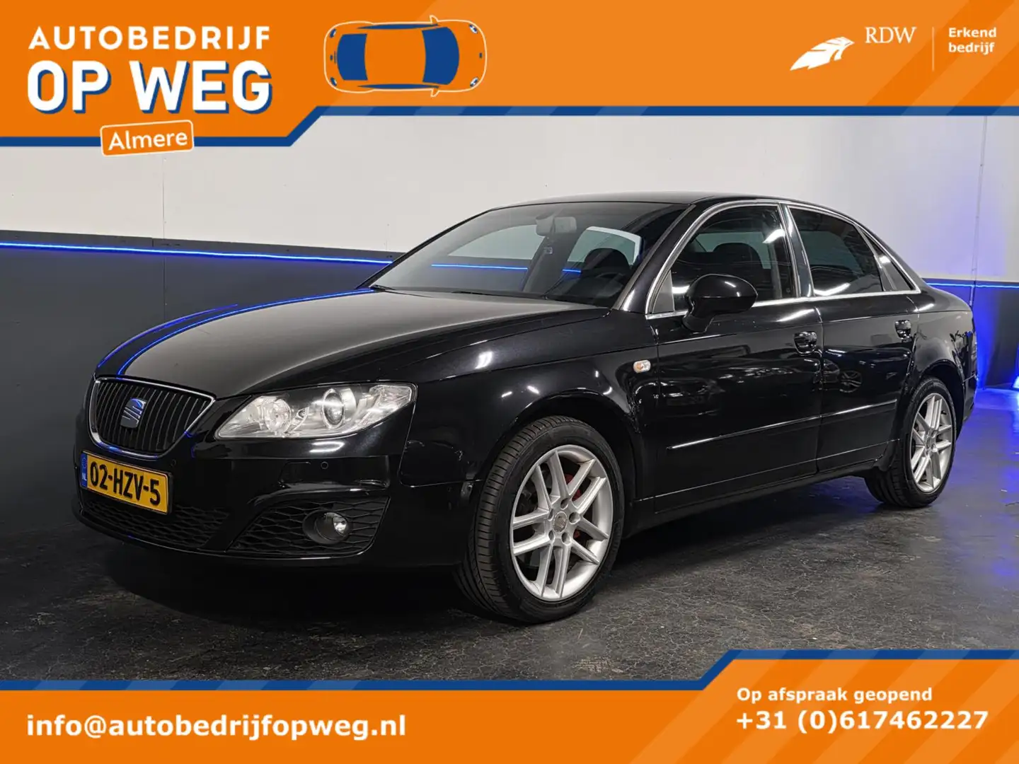SEAT Exeo 1.8 Style | Cruise & Climat control | Parkeersenso Zwart - 1