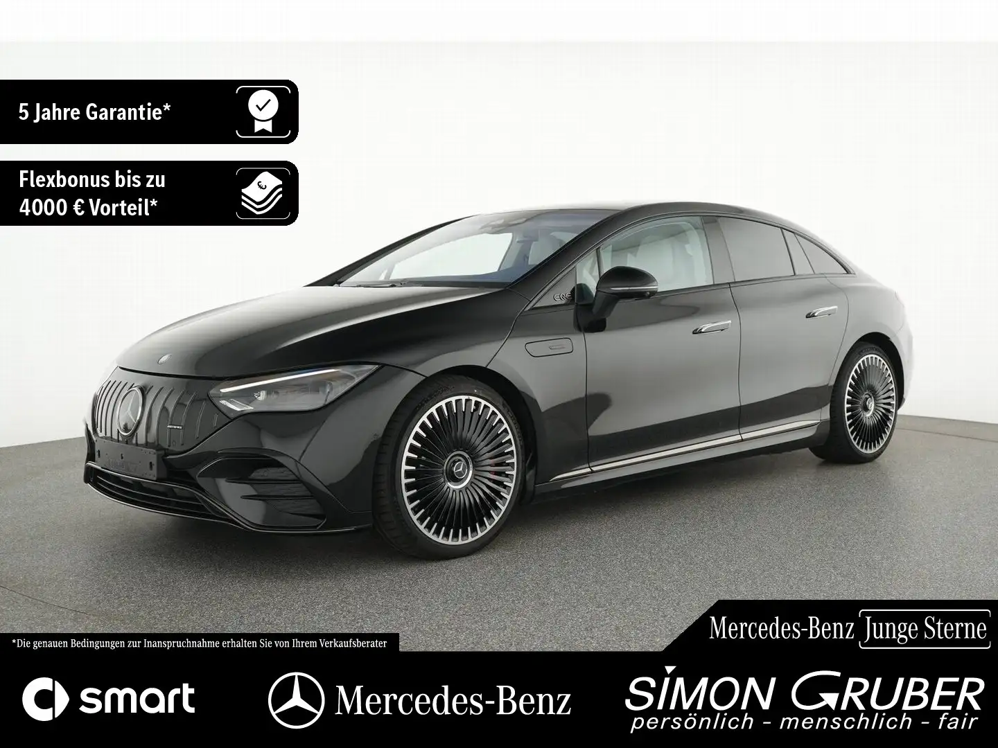 Mercedes-Benz EQE 53 4M+ AMG Dynamic+ Night Hypr Pano Carbon Noir - 1