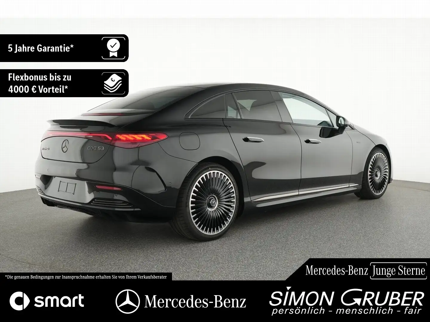 Mercedes-Benz EQE 53 4M+ AMG Dynamic+ Night Hypr Pano Carbon Noir - 2