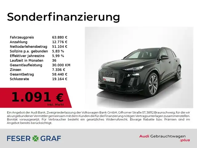 Audi SQ6 e-tron e-tron Panorama/ B&O/ matrix LED