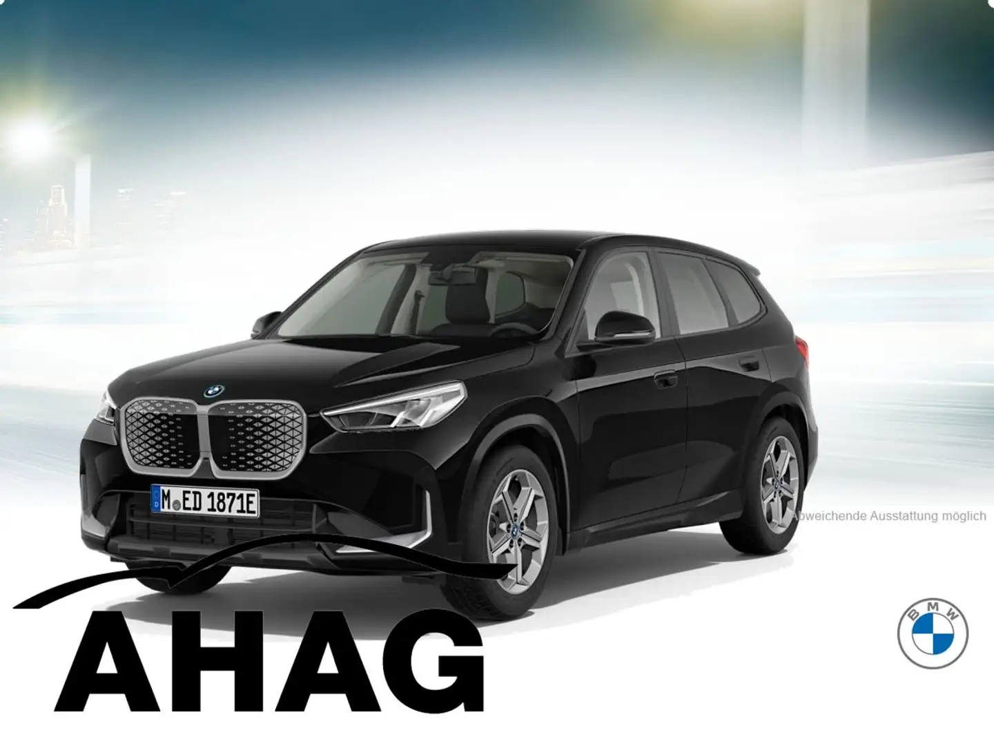 BMW iX1 xDrive30 Schwarz - 2