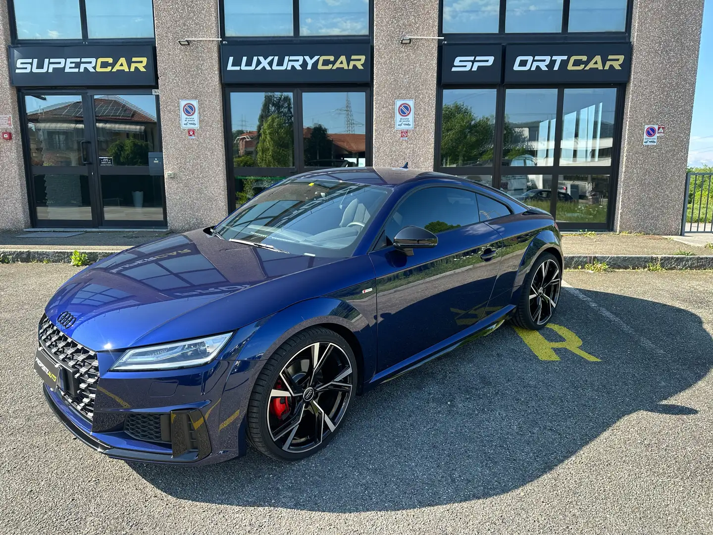 Audi TT Coupe 40 2.0 tfsi  197 cv  s line   PREZZO REALE Bleu - 2