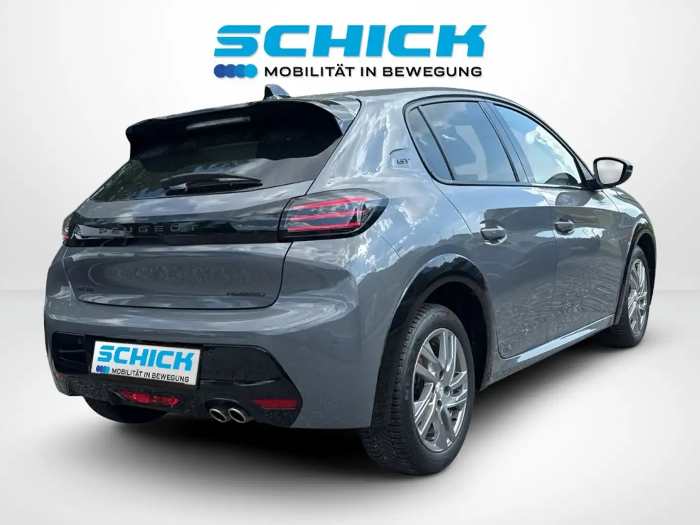 Peugeot 208 GT Hybrid 136 e-DCS6 Grau - 2