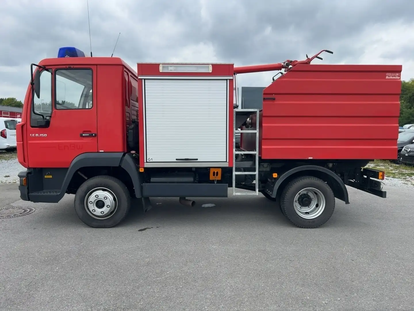 MAN LE 8150 4x2 Löschfahrzeug/Feuerwehr/Wassertank Червоний - 2