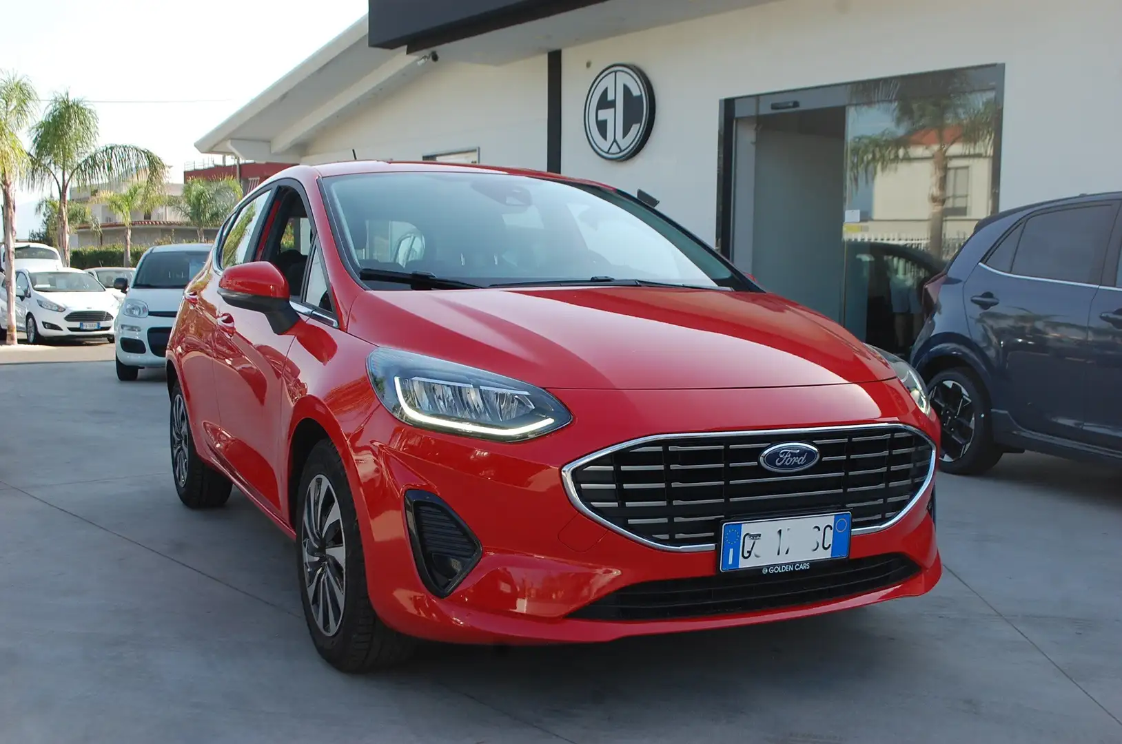 Ford Fiesta 1.0 ecoboost h Titanium 125CV Uff Italy App Led Rosso - 1