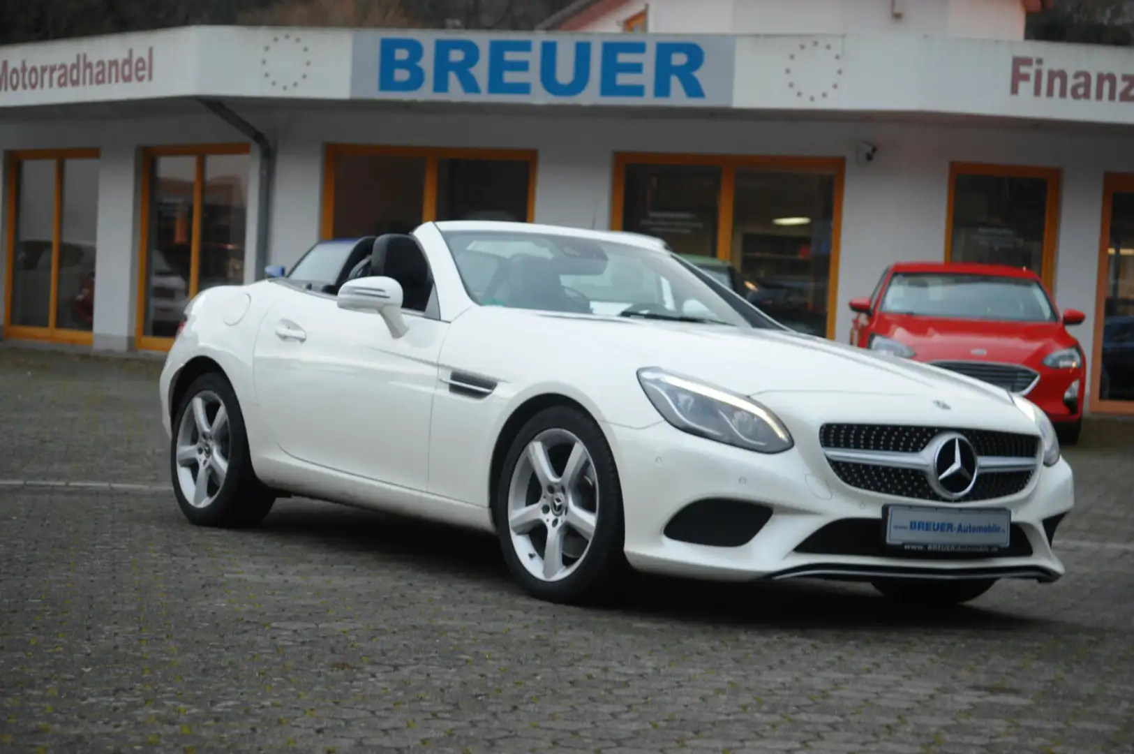 Mercedes-Benz SLC 300 Panorama Navi Airscarf LED Automatik Blanco - 1