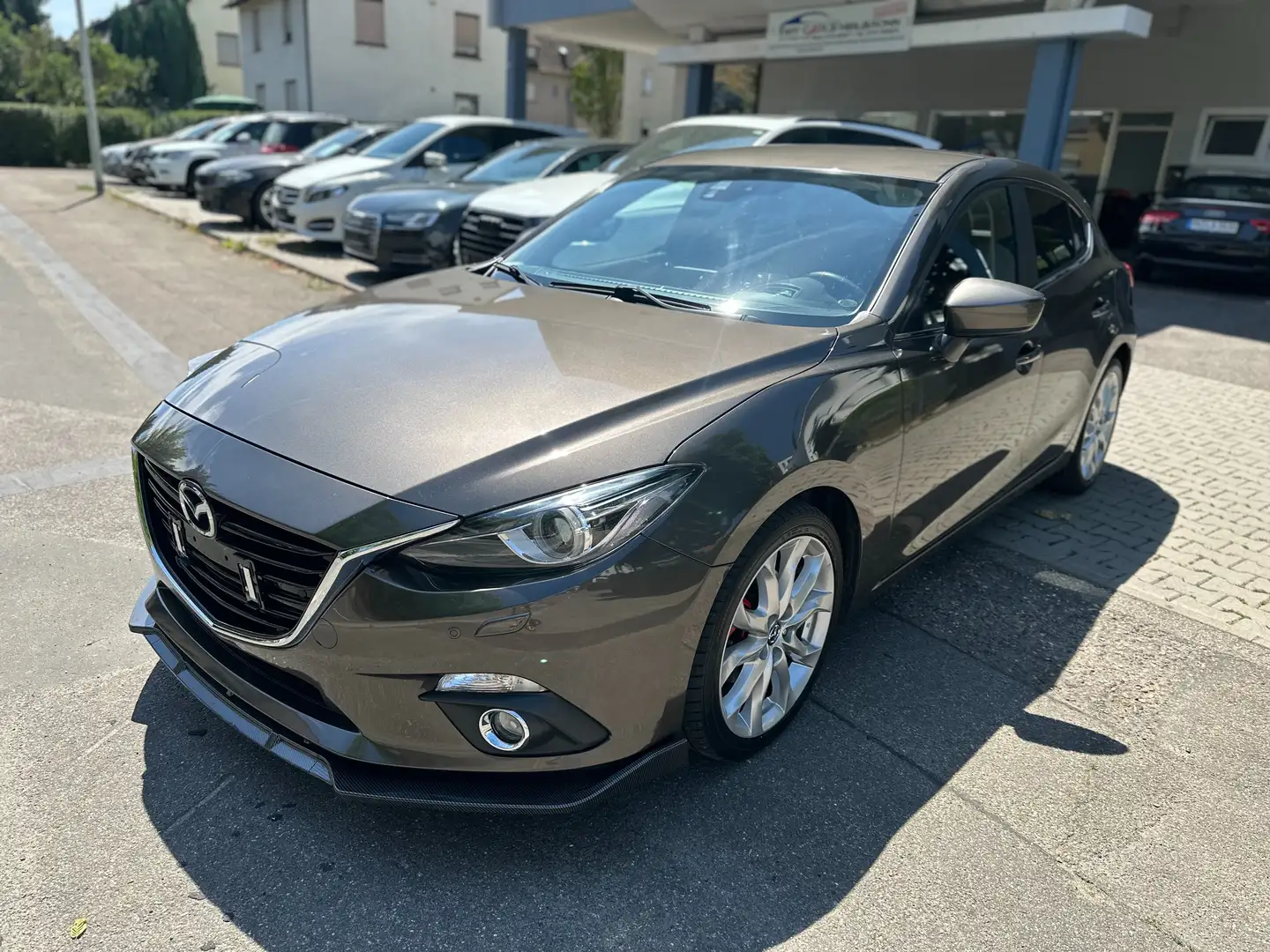 Mazda 3 Sports-Line 2.2 Diesel Automatik HeadUp Navi Carbo Grau - 1