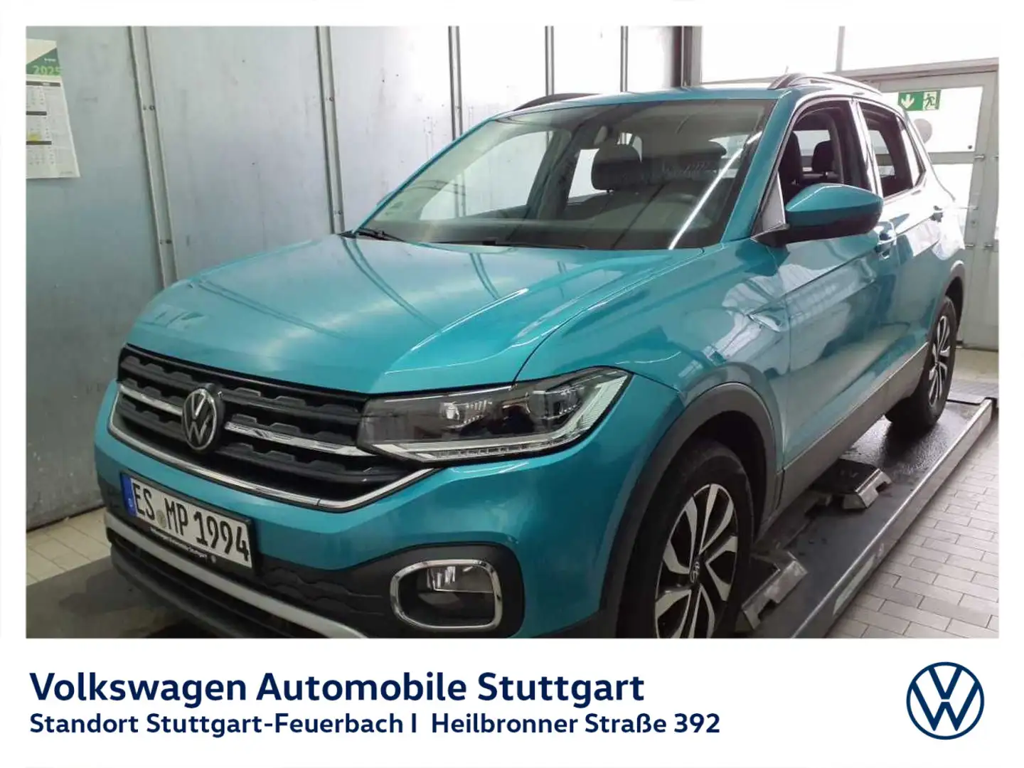 Volkswagen T-Cross Active 1.0 TSI Navi LED ACC SHZ PDC Blau - 2