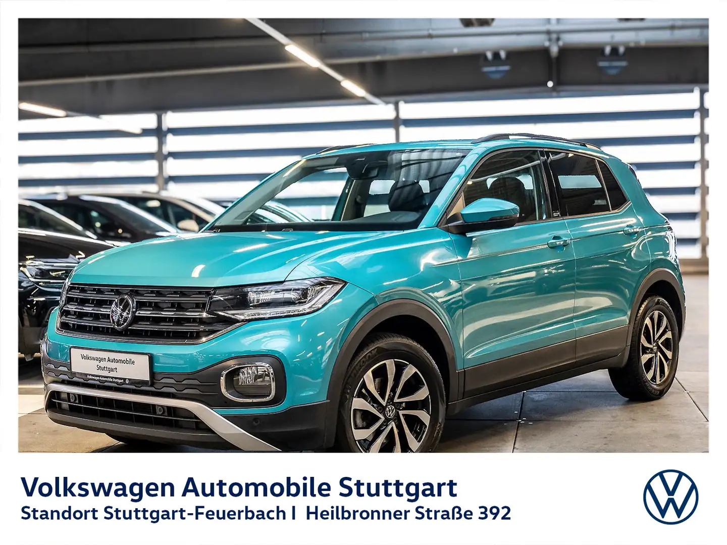 Volkswagen T-Cross Active 1.0 TSI Navi LED ACC SHZ PDC Blau - 1